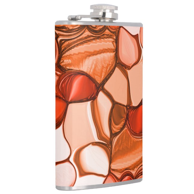 Rundformade former som frön, korall och rött fickplunta (Höger)