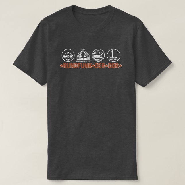RUNDFUNK DER DDR T SHIRT (Design framsida)