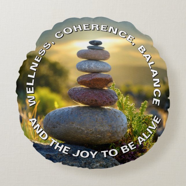 Rundfyllnad för bekräftelse rund kudde (Framsidan)