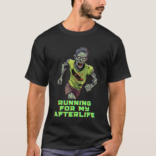 Rundgång efter körning för min upplevelse av efter t shirt (Framsida)