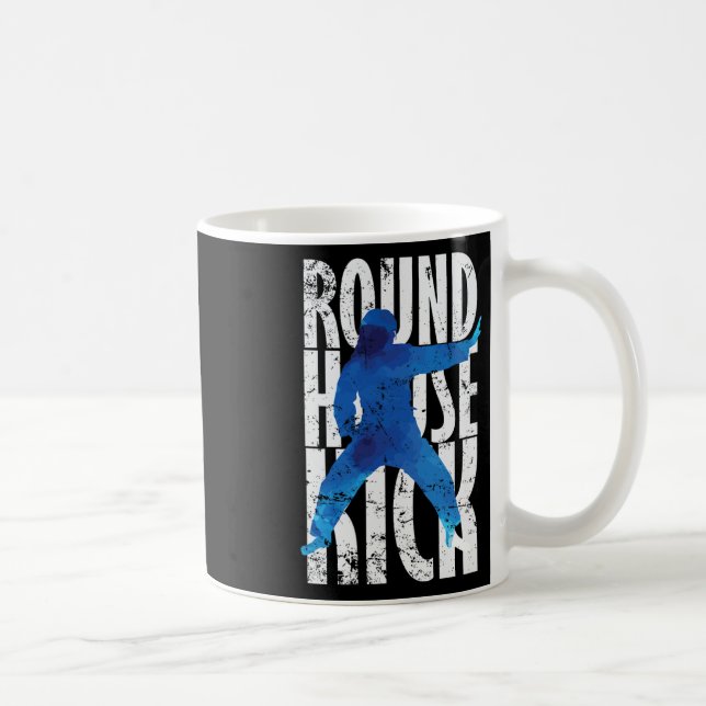 Rundhus spark Kickboxning Taekwondo  Kaffemugg (Höger)
