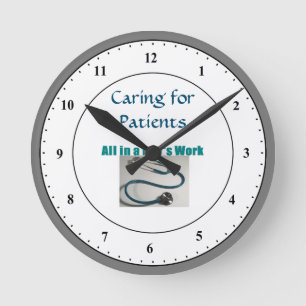 Rundklocka för medicinskt statiskop rund klocka