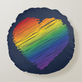 Rundkudde för kudde med kråpa