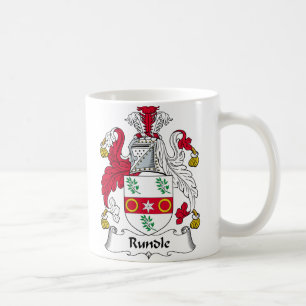 Rundle familjvapensköld kaffemugg