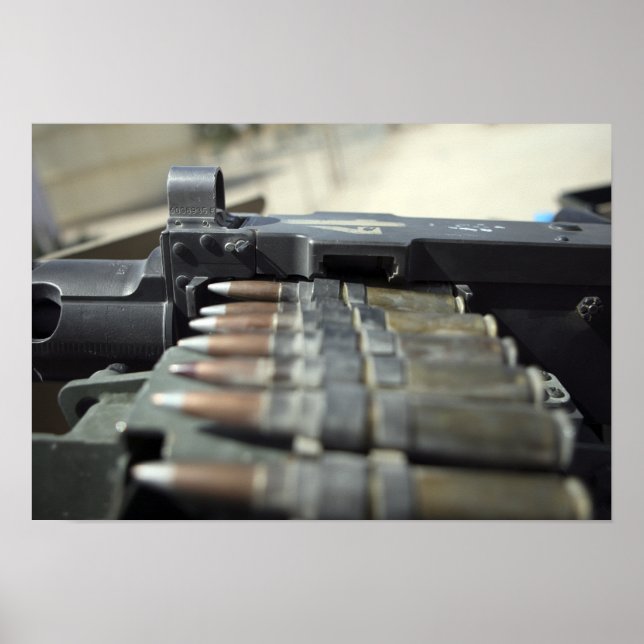 Rundor med 50 kaliber maskin-vapen poster (Framsidan)