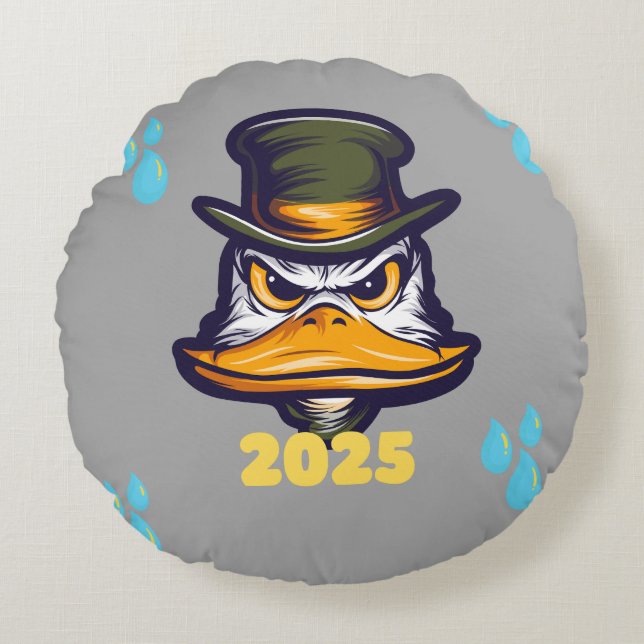 Rundpelare 2025 rund kudde (Framsidan)