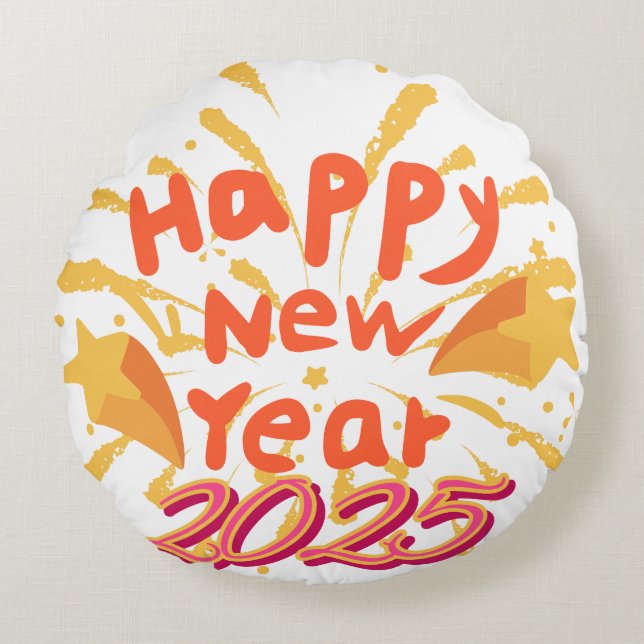 Rundpelare 2025 rund kudde (Framsidan)