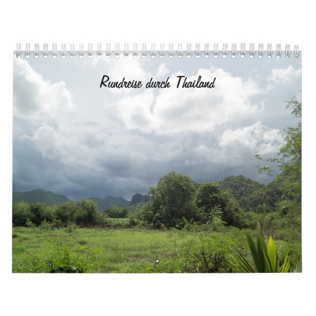 Rundreise durch Thailand  Kalender (Omslag)