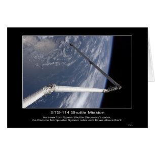 Rundrobot för fjärrmanövreringssystem, arm flexer hälsningskort