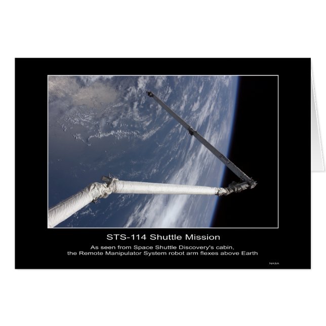 Rundrobot för fjärrmanövreringssystem, arm flexer  hälsningskort (Framsidan Horizontal)