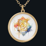 *~*RUNE AP87 VIKING Nordic Inspire Rainbow Ancient Guldpläterat Halsband<br><div class="desc">(Sök AP87 efter sak Viking eller AP40 efter liknande objekt ) - NECKLACE. Bilden är stor så du känner dig fri att ÖVERFÖRA till valfri ZAZZLE-produkt. JEWELRY WITH INTENTION (R) - skapa din egen avsikt. Använda det här konstliga kreativet är en modern, men vintage vacker själ som når konstverk och...</div>