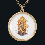 *~*RUNE AP87 VIKING Nordic Inspired Artsy Ancient Guldpläterat Halsband<br><div class="desc">(Sök AP87 efter sak Viking eller AP40 efter liknande objekt ) - NECKLACE. Bilden är stor så du känner dig fri att ÖVERFÖRA till valfri ZAZZLE-produkt. JEWELRY WITH INTENTION (R) - skapa din egen avsikt. Användan den här coolan är kreativets konstnärliga moderna men vintage vackra själ som når konst och...</div>