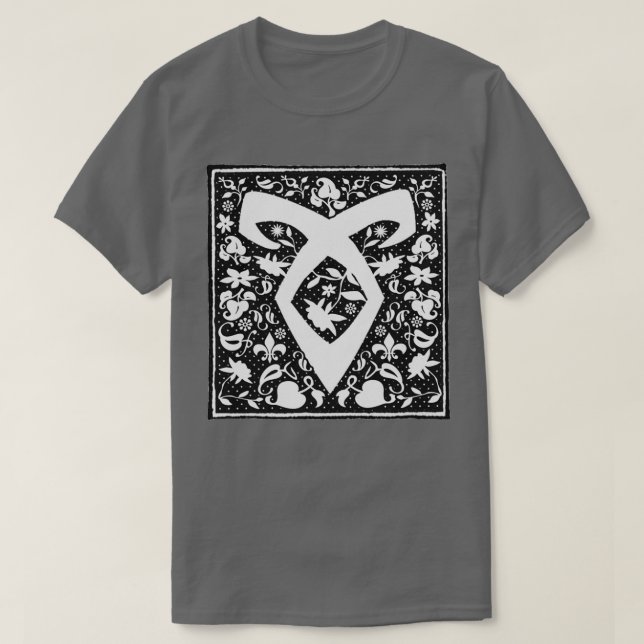 Rune Calligraphy Block Positive T Shirt (Design framsida)