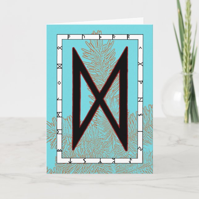 Rune Dagaz - genomströmningskort Kort (Framsida)