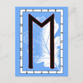 Rune Ehwaz - förmånskort Vykort