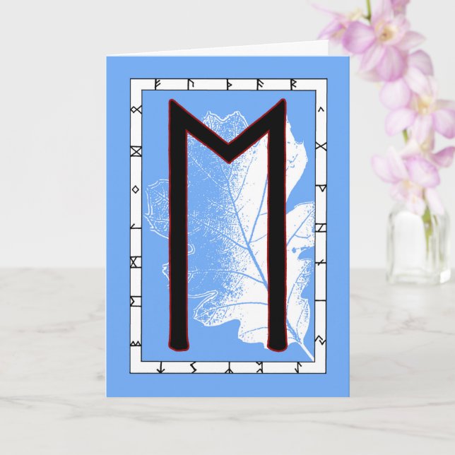 Rune Ehwaz - Loyalty Kort (Orkide)