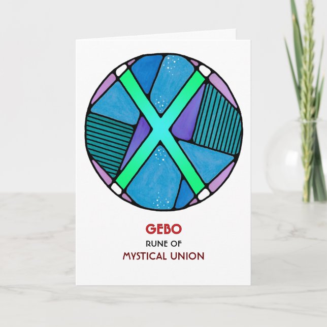 Rune Gebo - Mystical Union - Art nouveau Kort (Framsida)