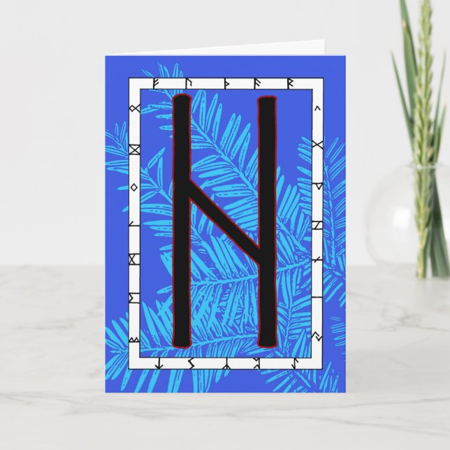 Rune Hagalaz - Omvandling Kort (Framsida)