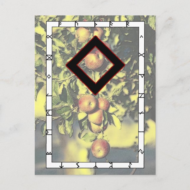 Rune Ingwaz - Hero Postcard Vykort (Framsida)