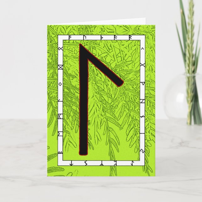 Rune Laguz - Life! Kort (Framsida)