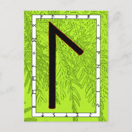 Rune Laguz - Life! Vykort