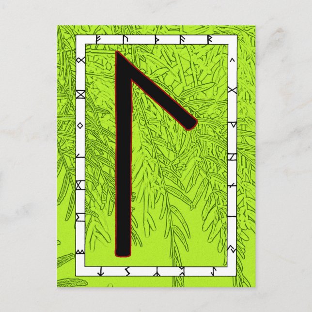 Rune Laguz - Life! Vykort (Framsida)