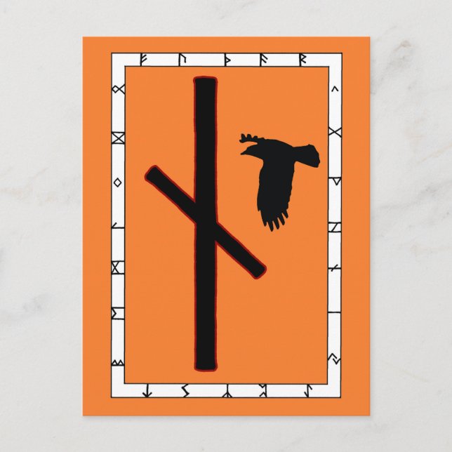 Rune Naudhiz - Överskridande vykort (Framsida)