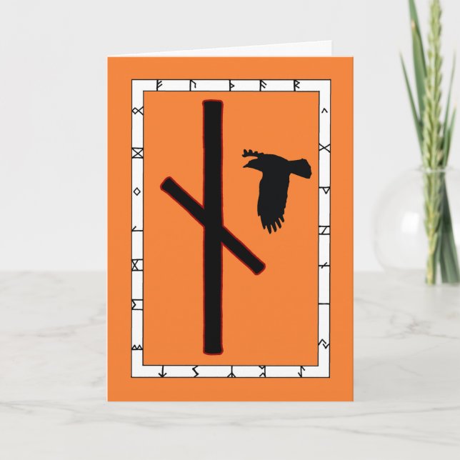 Rune Naudhiz - övervinner Kort (Framsida)