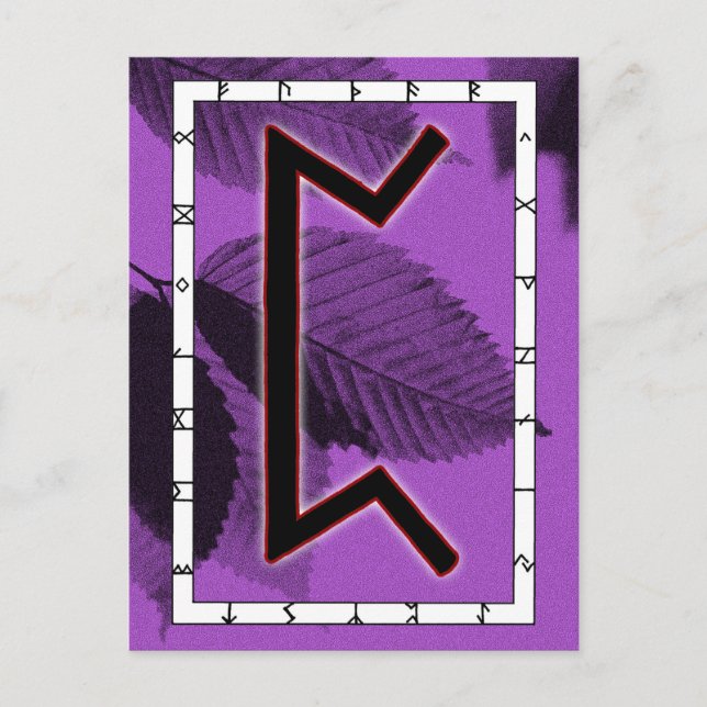 Rune Perthro - Karma vykort (Framsida)