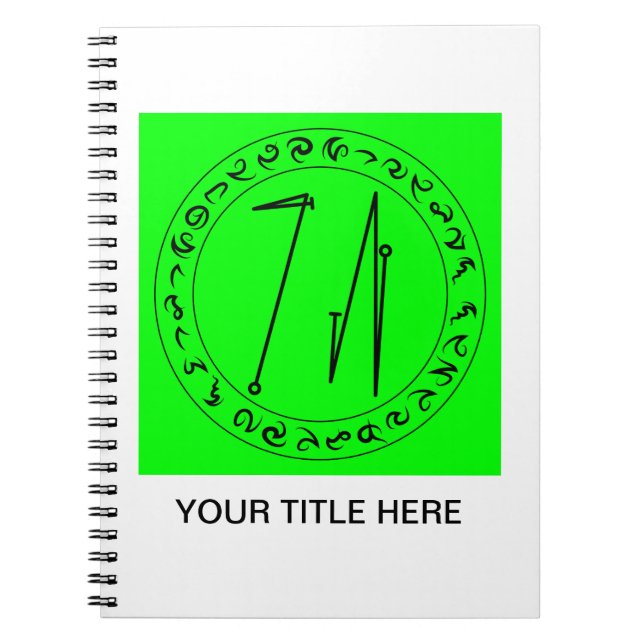 Rune Spiral bärbar dator Anteckningsbok (Framsidan)