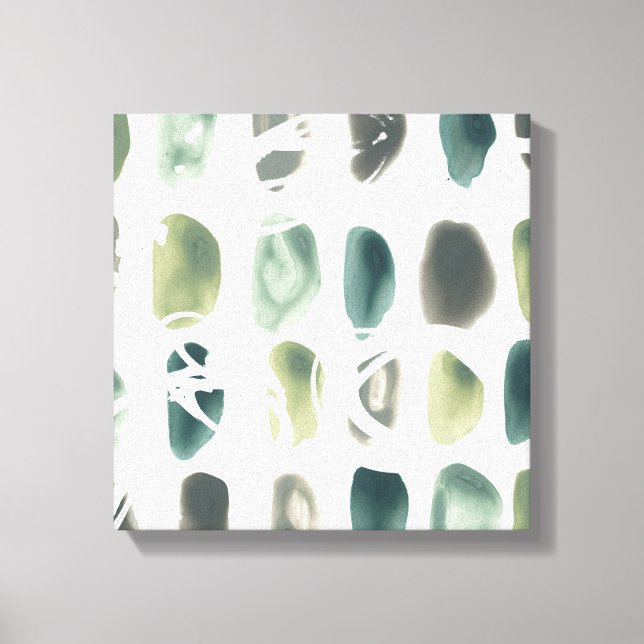 Rune Stone - Grönt Canvastryck (Framsida)