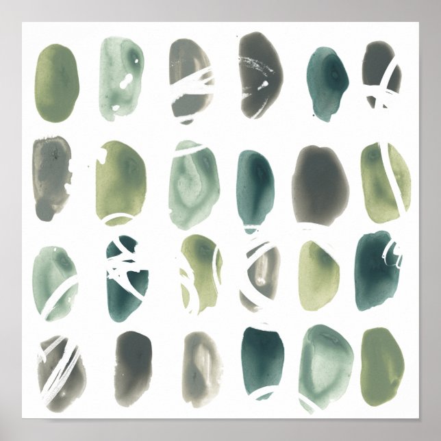 Rune Stone - Grönt Poster (Framsidan)