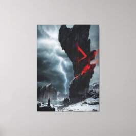 Rune Thurisaz Canvastryck