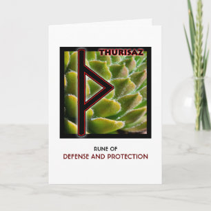 Rune Thurisaz - Defence & Protection Kort