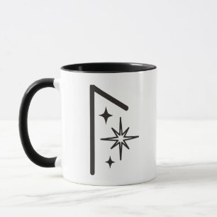 *~*RUNE VIKING Nordic AP87 LAGUZ Mugg