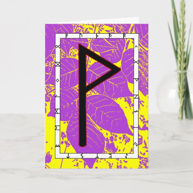 Rune Wunjo - Joy! Kort (Framsida)