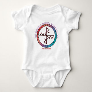 #RuneKids Safe Travels & Balance Baby Bodysuit T Shirt