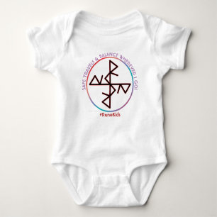 #RuneKids Säkra Travels & Balance Baby Bodykostym T Shirt