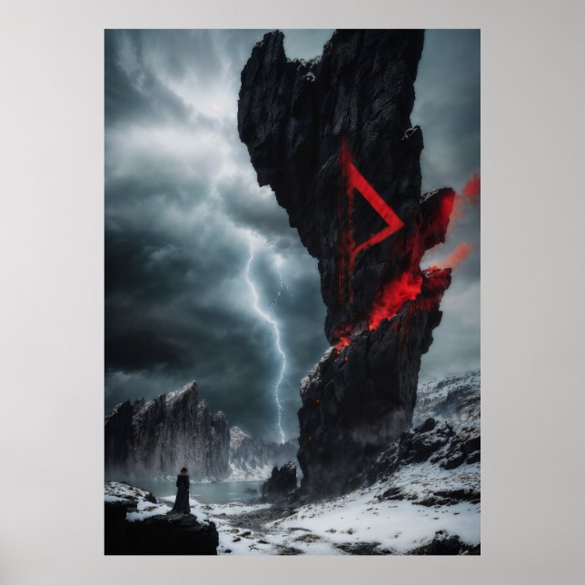 Runen Thurisaz Poster (Framsidan)