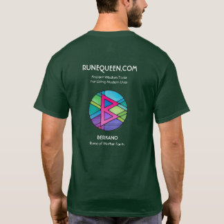 RuneQueen Berkano - Moder Jord - kortärmad T Shirt