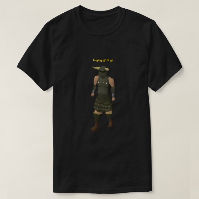 Runescape Buying Gf Classic T Shirt (Design framsida)