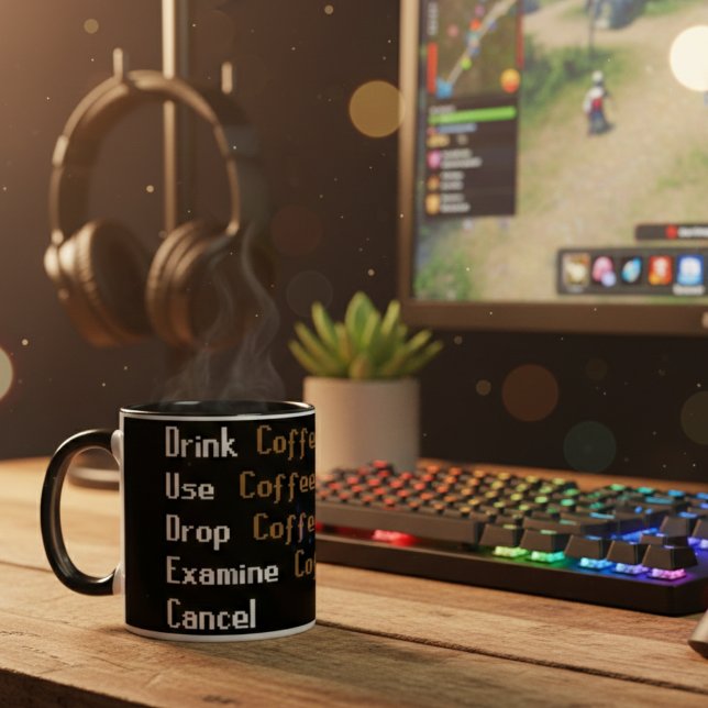 Runescape Kaffemugg – Present till spelare, te & k (Skapare uppladdad)