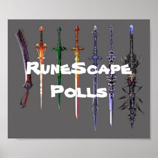 RuneScape Polls-svärd poster