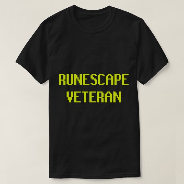 Runescape Veteran Player T Shirt (Design framsida)