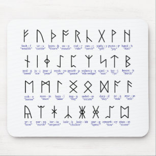 Runic alfabet musmatta