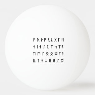 Runic Alphabet [Futhorc] Pingisboll
