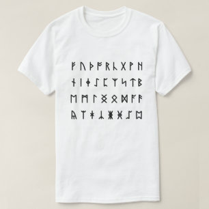 Runic Alphabet [Futhorc] T Shirt