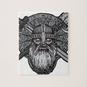 runic germanic nordiska norse för viking man pussel