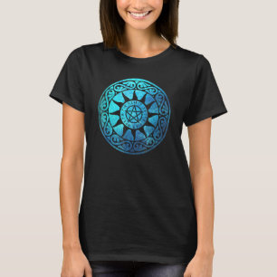 Runic Magic Pentacle Pagan Witchcraft Protection T Shirt