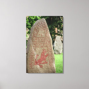 Runic sten canvastryck